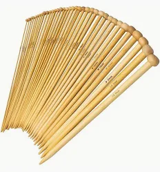 Premium Bamboo Knitting Needle Set